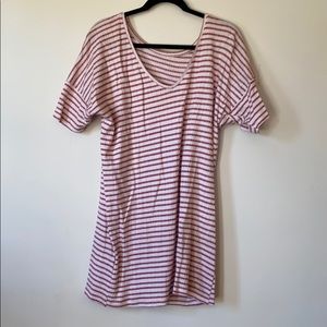 Zara red stripe dress